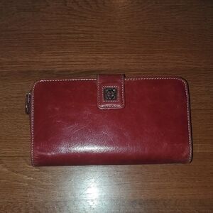 Red Leather Wallet